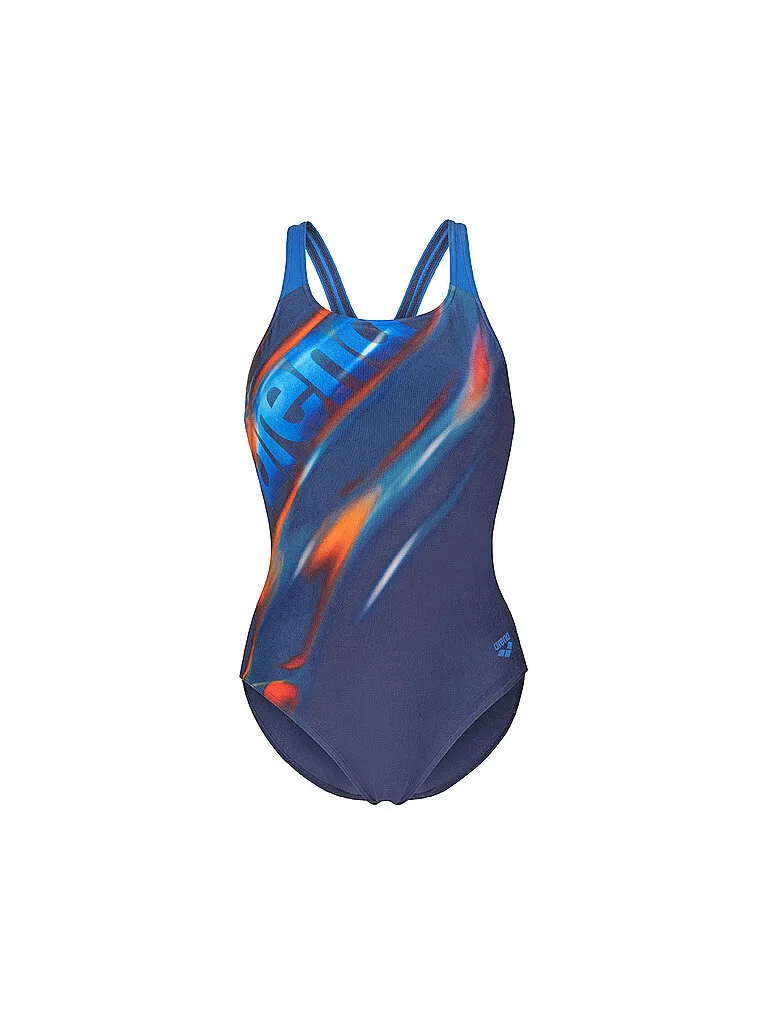 Bañador de mujer Placement Pro azul oscuro 40 - Arena - FashionsVida