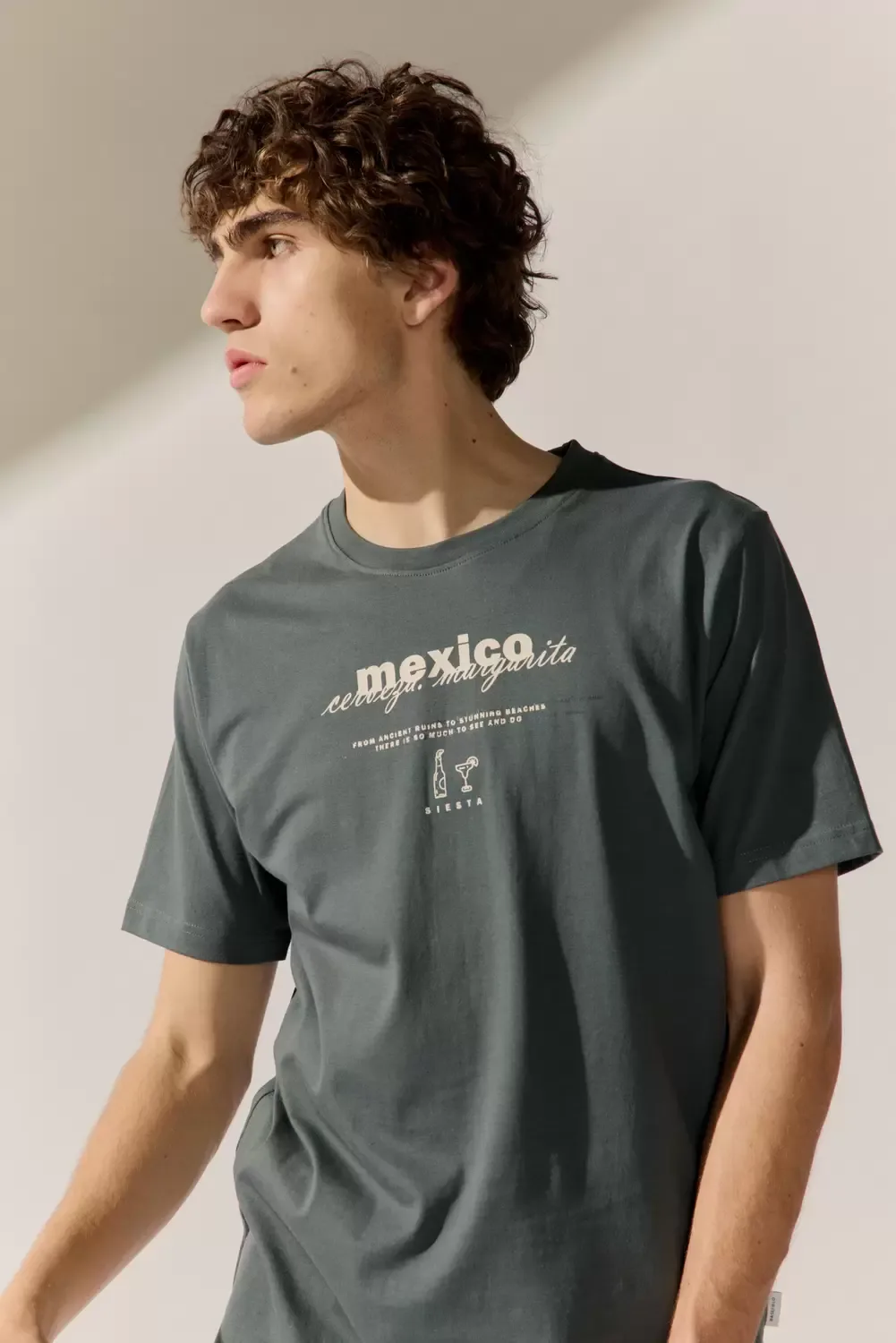 Rundhals T-Shirt 1/2 Arm male - S - FashionsVida