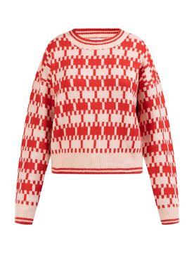 MYMO Jersey beige / rojo