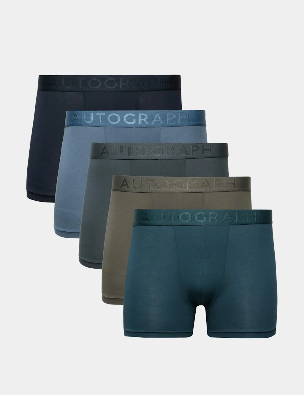 Pack Modal Rich 360 Flex™ Trunks Teal Mix male - Autograph - FashionsVida