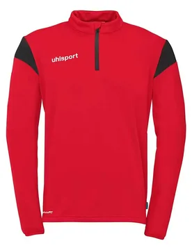 Sweat à Demi-zip Squad 27 Red / Black 13-14 Années Garçon - Uhlsport - FashionsVida