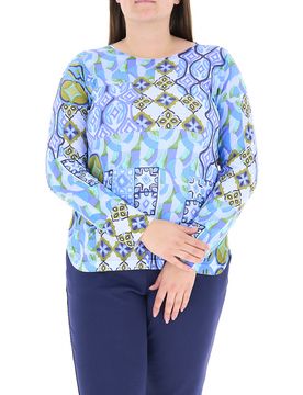 Maglia maniche lunghe AZZURRO S