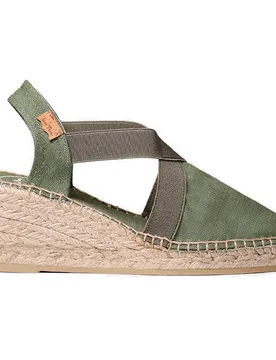 Espadrillas Con Zeppa Ter Forest Green EU 37 - Toni Pons - FashionsVida