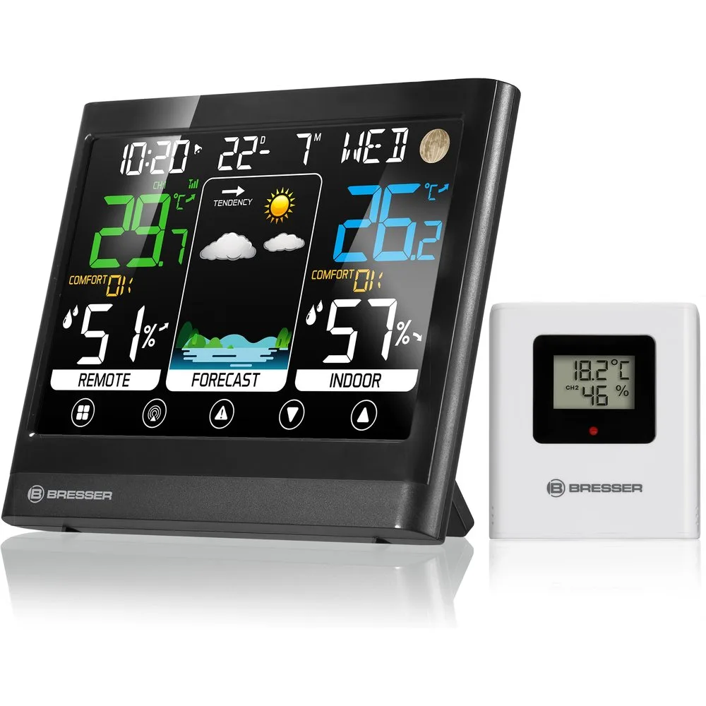 Estación Meteorológica MeteoTemp BF con Pantalla Táctil - Bresser - FashionsVida