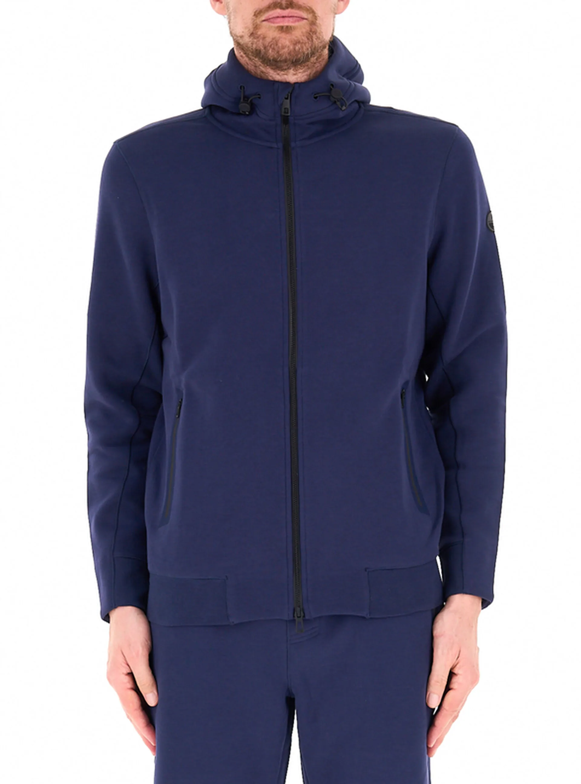 Felpa con zip BLU SCURO XXL - North Sails - FashionsVida