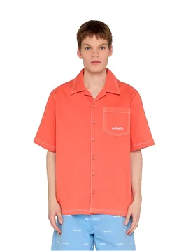 Chemise à Manches Courtes Fabio Hemden Cherry Tomato L - Ecko Unltd - FashionsVida
