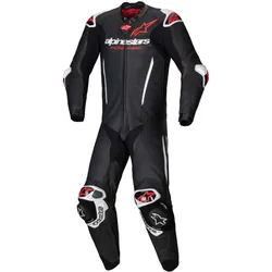 Tuta Moto Intera GP-R7 1PC Nero Bianco Rosso Flu taglia 50