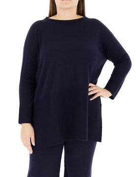 Maglia misto lana BLU NOTTE XS