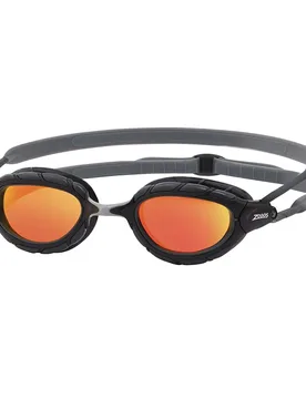 Predator Titanium Swimming Goggles Grey Black Small Men,Women - Zoggs - FashionsVida