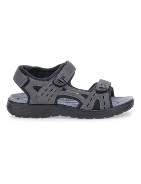 Sandali Grigi Con Strappi in Velcro 3104 42 - JOHES LAND - FashionsVida