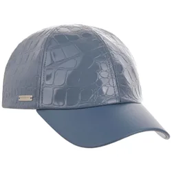 Faux Croc Women´s Cap by - blue - Damen - Size: One Size
