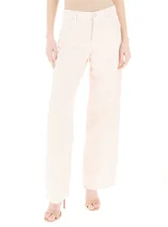 Pantalone wide leg ROSA CHIARO S