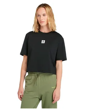 T-shirt à Manches Courtes Stack Logo Black S