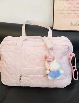 Casual Underarm Bag Travel Luggage Bag Heart Solid Color Cosmetic Bag Korean Style Tote Bag Mommy Bag Yoga - Aliexpress - FashionsVida