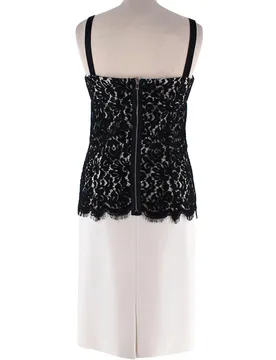 Black Stretch Boucle Crepe Midi Dress - Michael Kors - FashionsVida