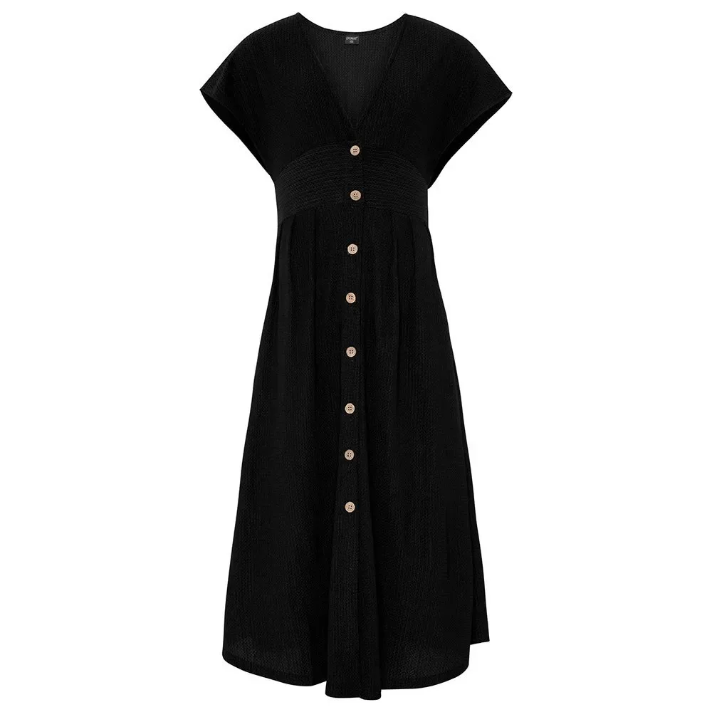 Robe à Manches Courtes Sambu True Black M - Protest - FashionsVida