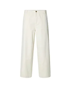 Pantalón SLH260-WIDE LEG beige 33/L32 - Selected - FashionsVida
