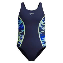 Hyperboom Splice Muscleback Swimsuit Peacoat / Deep Sapphire 16 Years Girls