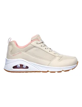 Sneakers beige con inserti in mesh e cuscinetto ad aria UNO Inside Matters 39 - Skechers - FashionsVida