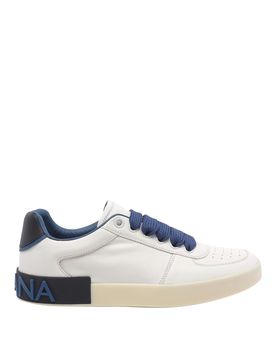 Sneakers Portofino Bianche E Blu