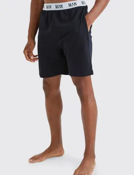 Men's Loungewear Short Black Size X-Small Black XS - boohooMAN - FashionsVida