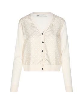 Tory Burch Cárdigan crema S