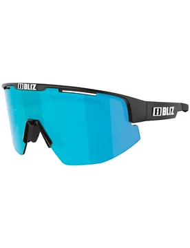 Vielseitige photochromatische / Selbsttönende Sonnenbrille Matrix Matt Black Nano Optics Photochromic Brown W Blue Multi schwarz - Bliz - FashionsVida