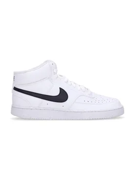 Scarpa Bassa Uomo Court Vision Mid Next Nature White/black/white - Nike - FashionsVida