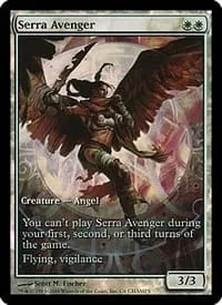 Serra Avenger (Extended Art foil) Promotional Cards - Magic: The Gathering - FashionsVida
