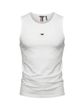 Herren Tank-Tops Weiß 505121