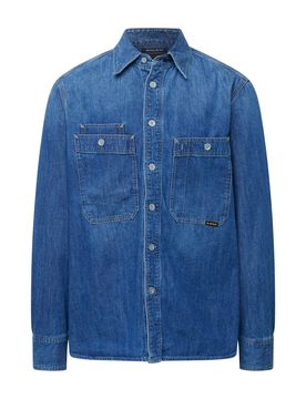 G-STAR Camisa 'Nimes' azul denim