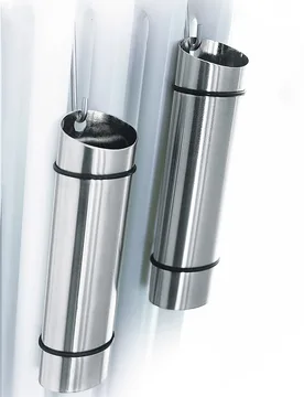 Luftbefeuchter "Edelstahl", 2 Stück silber - viva domo - FashionsVida