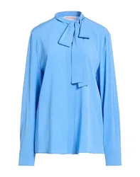 Hemd Damen Azurblau 38 Damen