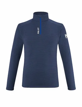 Zipshirt Intense Fleece para hombre azul oscuro XL - Millet - FashionsVida