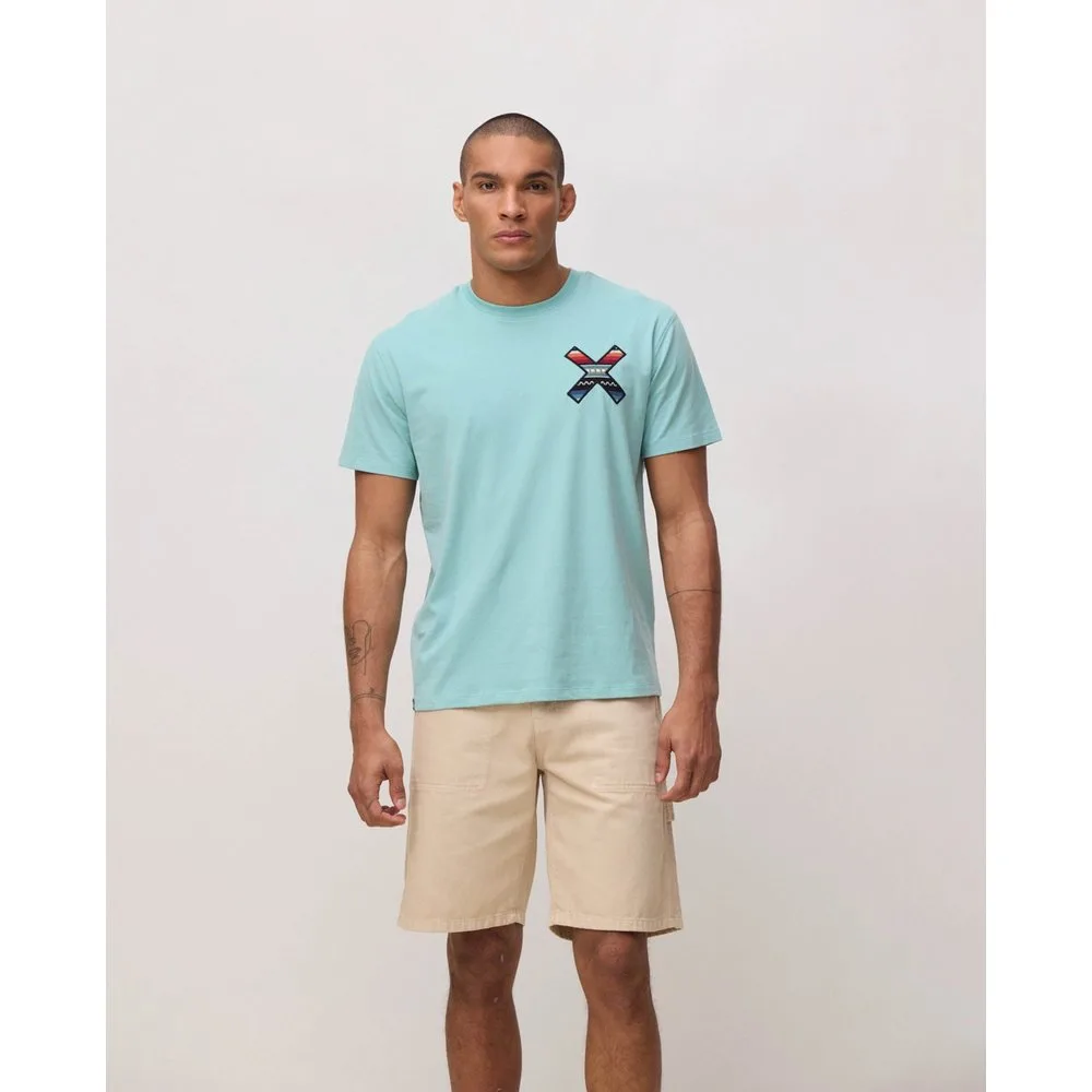 Camiseta de hombre classic acqua - Blue Banana - FashionsVida