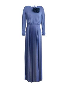 Maxi-Kleid Damen Taubenblau 32 Damen