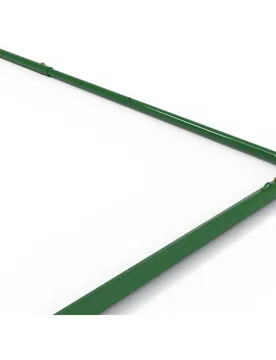 Netzausleger aus verzinktem Stahl für 1 Paar Tore für 11 oder 8 Spieler - Vert - unisex - Size: 5/7,45x1,55/2,83 m - Sodex Sport - FashionsVida