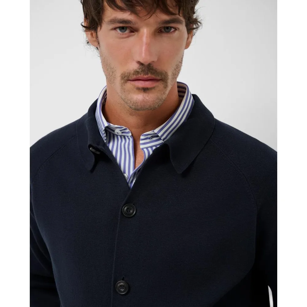 Sobrecamisa de hombre de punto cierre botones - Roberto Verino - FashionsVida
