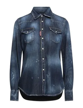 Camisa vaquera Mujer Azul marino 34 Mujer - Dsquared2 - FashionsVida