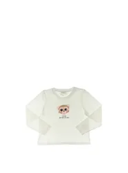 T-shirt maniche lunghe GIRLS PANNA 14A