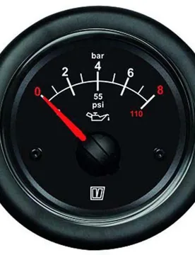 Oil Pressure Gauge 12-24v Black 52 mm unisex - VETUS - FashionsVida