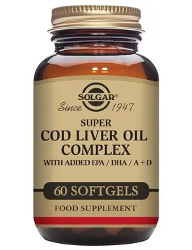 Capsules Super Cod Liver Oil Complex 60 Unités