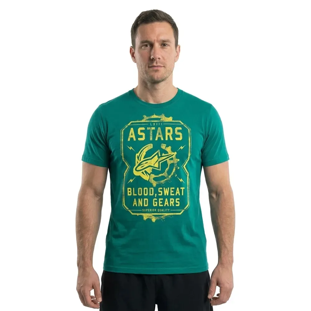 Bicycle Maglietta A Maniche Corte Grind Green / Yellow - Alpinestars - FashionsVida