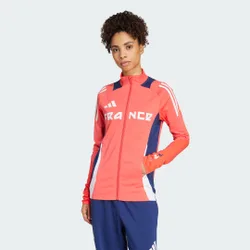 Giacca da allenamento Team France M Semi Lucid Red