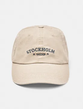 Monaco Embroidered Cap (Size: ) - Pull&bear - FashionsVida