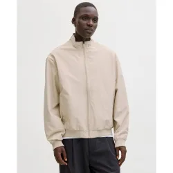 Jack & Jones - Cazadora bomber de hombre lisa con cremallera