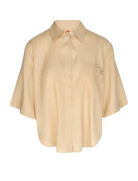 Hugo Blusa EVONA beige 40 - Hugo Boss - FashionsVida