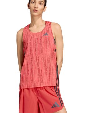 Adizero camiseta técnica tirantes mujer Rosa (XL)