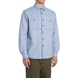 Camisa oxford de hombre de algodón