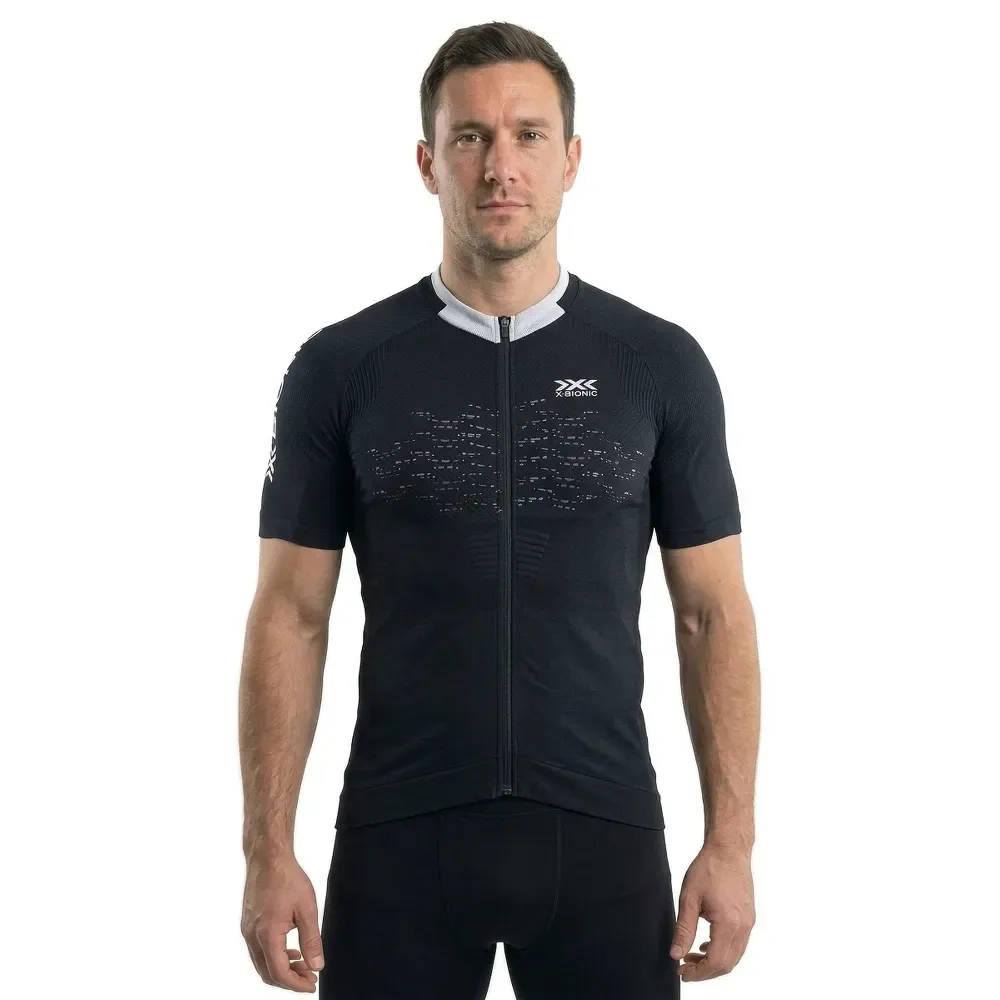 Maglia A Maniche Corte The Trick G2 Black Melange - X-BIONIC - FashionsVida